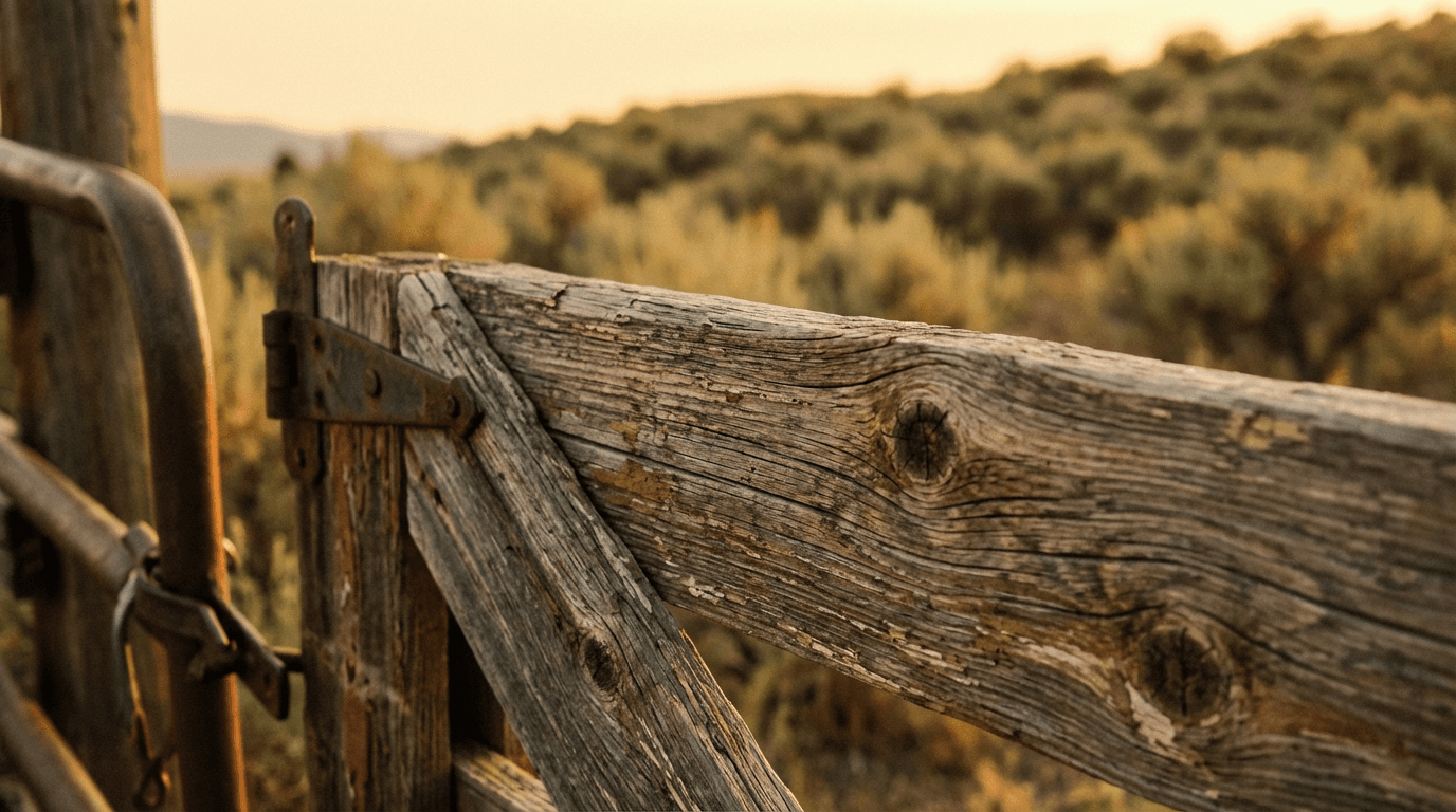 Completed 4-board ranch fence installed across Tennessee property